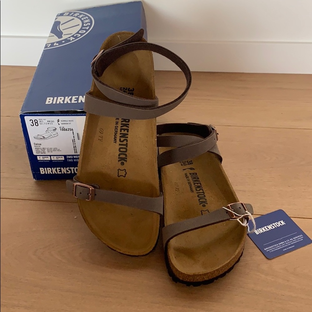 Daloa mocca Birkenstock (never worn)